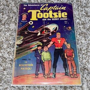 RARE 1950 GOLDEN AGE CAPTAIN TOOTSIE & The Secret Legion Comic #2